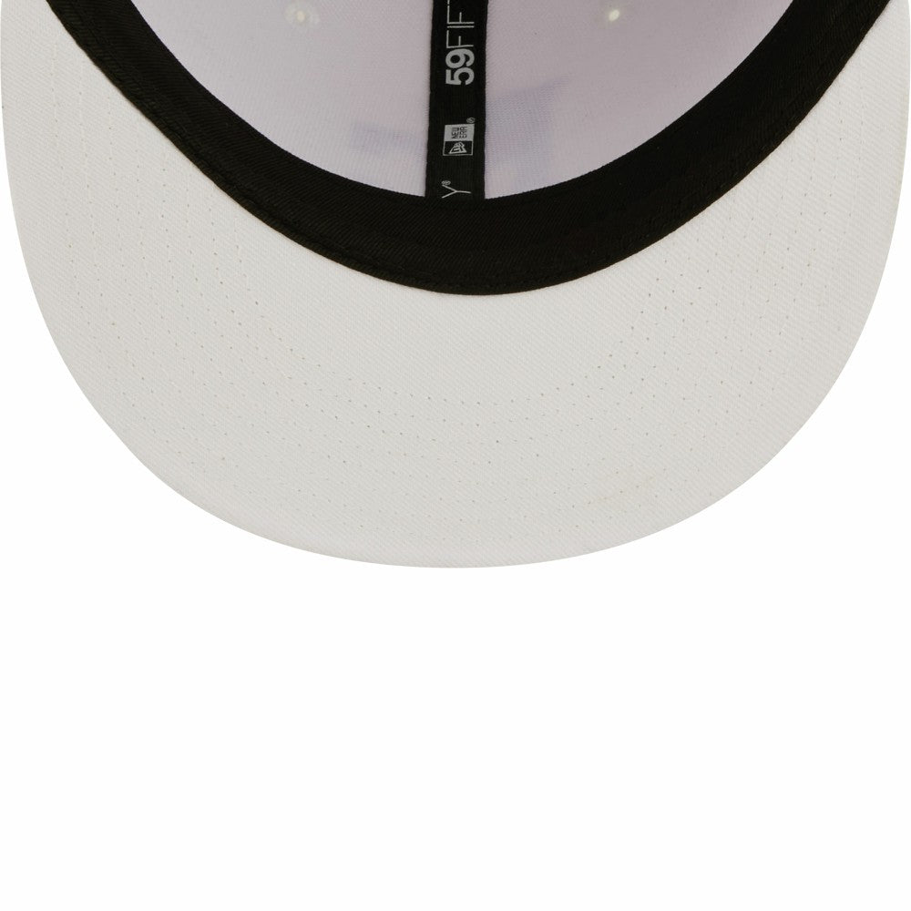 Kansas City Royals New Era White on White 59FIFTY Fitted Hat On Sale