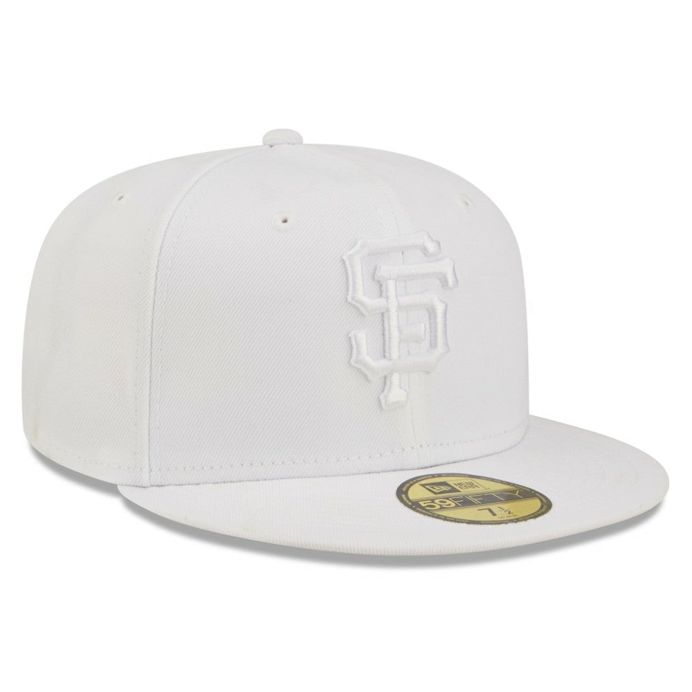 San Francisco Giants New Era White on White 59FIFTY Fitted Hat Sale