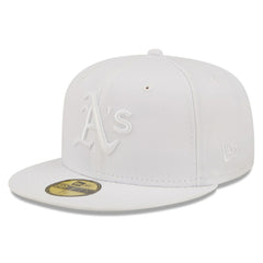 Athletics New Era White on White 59FIFTY Fitted Hat Online