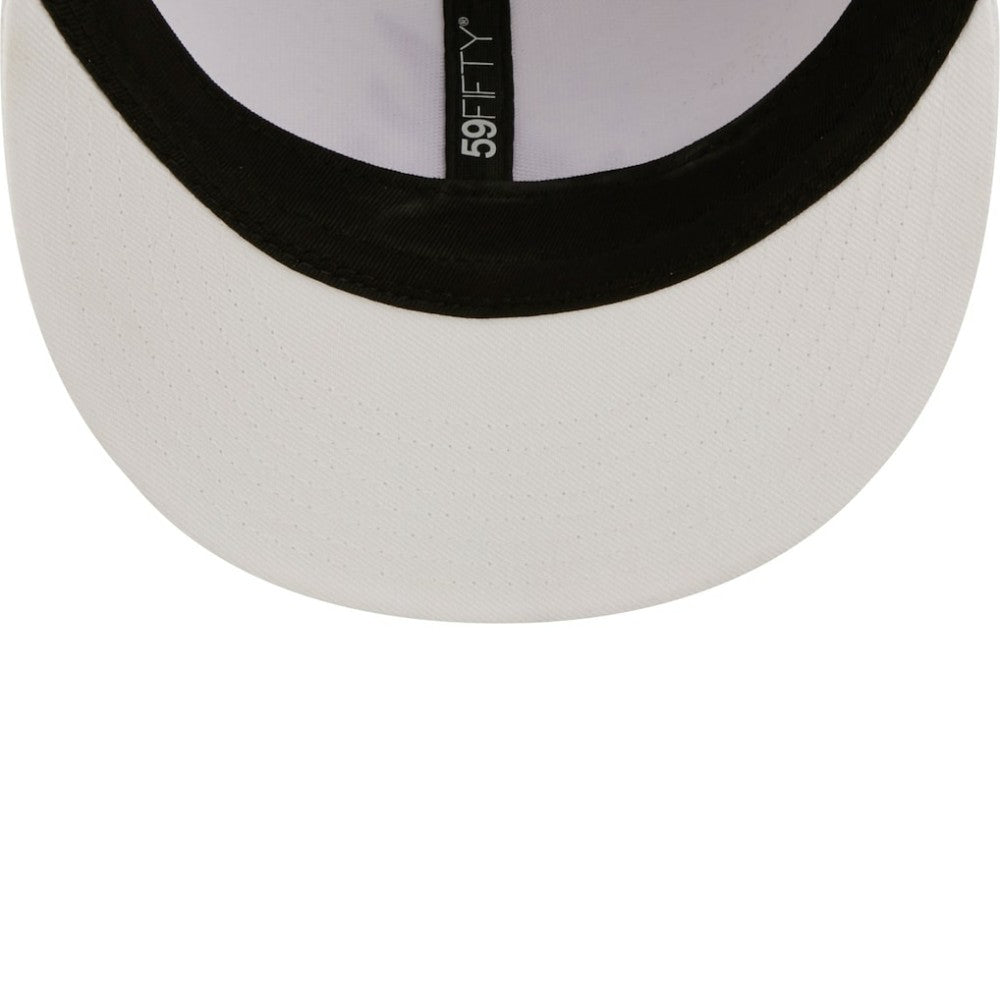 Athletics New Era White on White 59FIFTY Fitted Hat Online