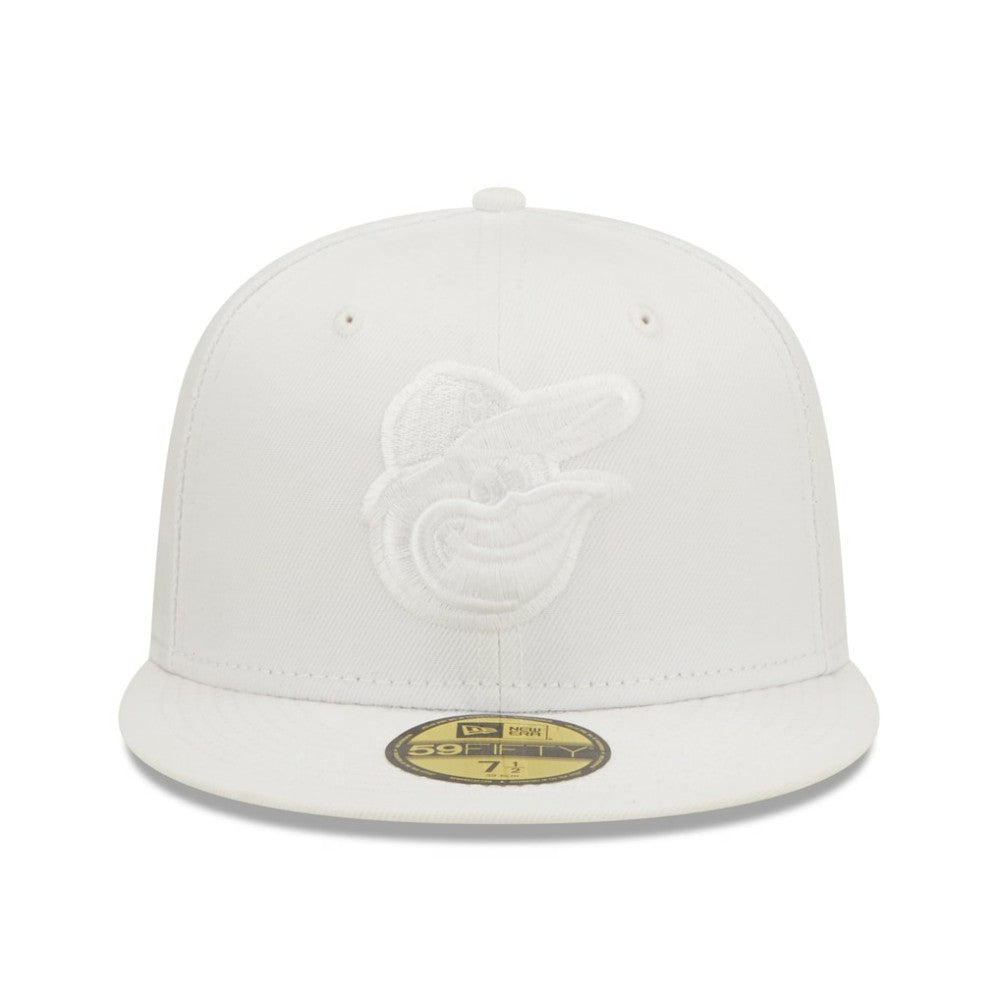 Baltimore Orioles New Era White on White 59FIFTY Fitted Hat Sale