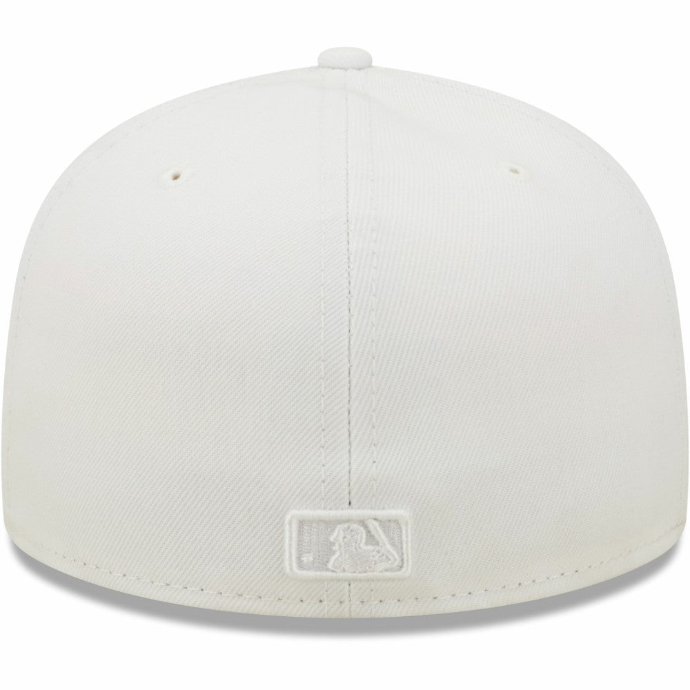Cleveland Guardians New Era White on White 59FIFTY Fitted Hat for sale