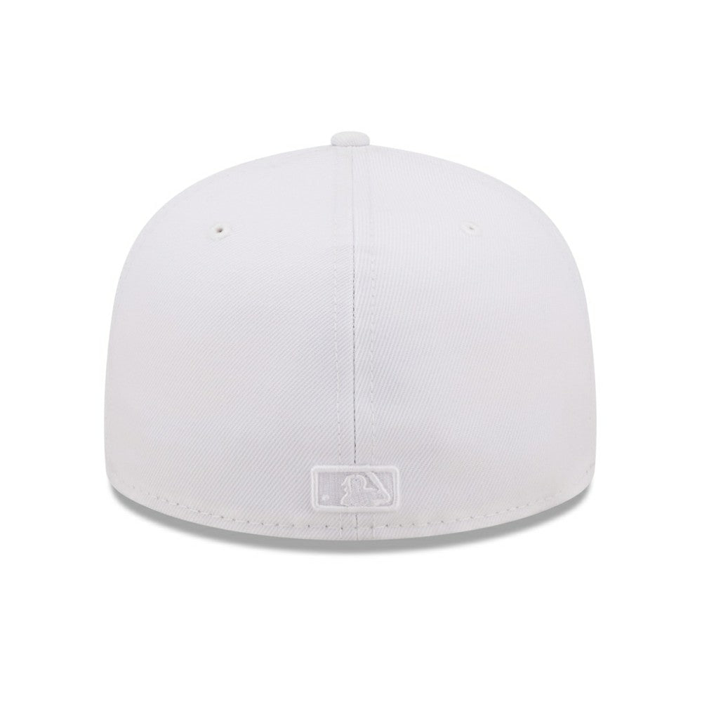 San Diego Padres New Era White on White 59FIFTY Fitted Hat discount