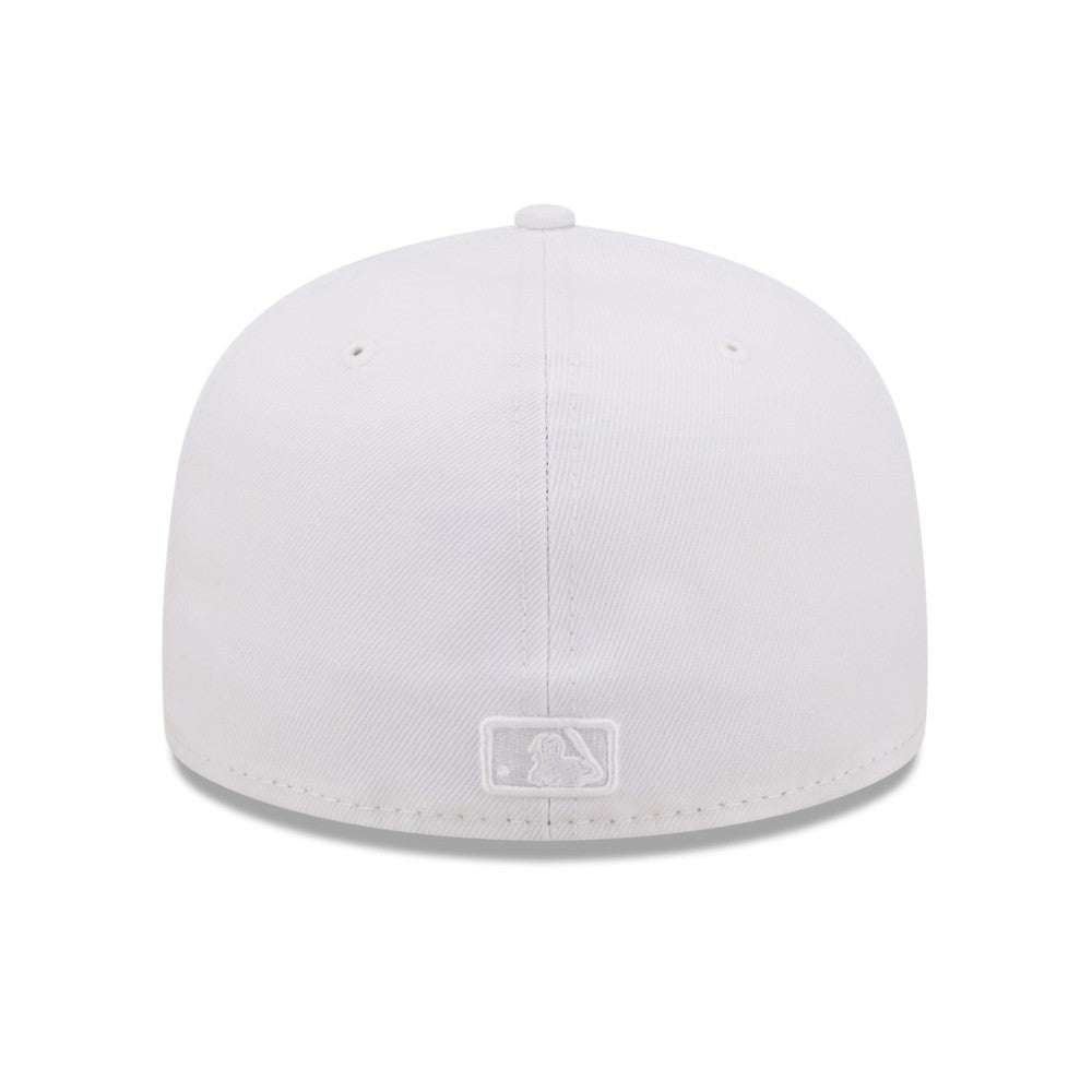 Seattle Mariners New Era White on White 59FIFTY Fitted Hat On Sale