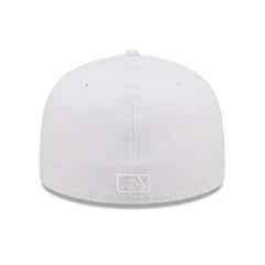 Tampa Bay Rays New Era White on White 59FIFTY Fitted Hat for sale