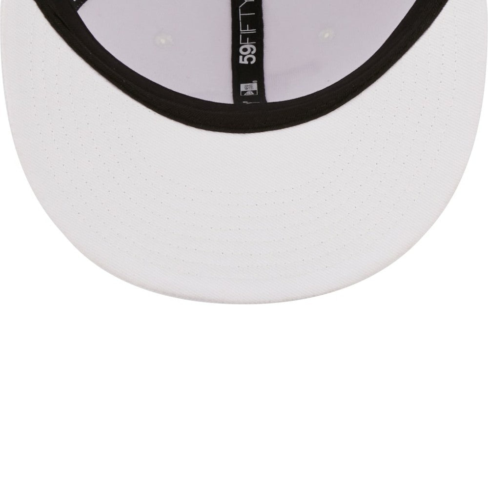 Tampa Bay Rays New Era White on White 59FIFTY Fitted Hat for sale