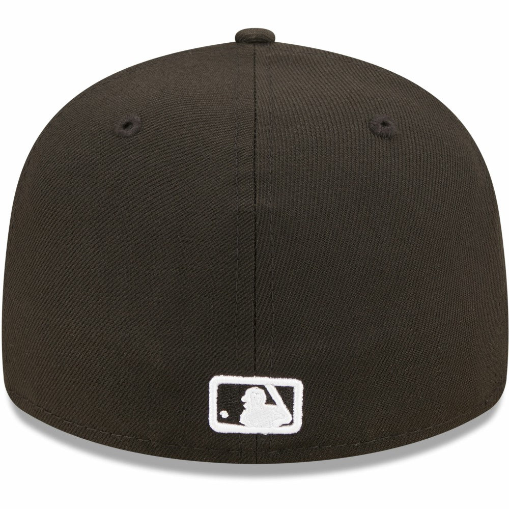 Milwaukee Brewers New Era Black & White Low Profile 59FIFTY Fitted Hat Clearance