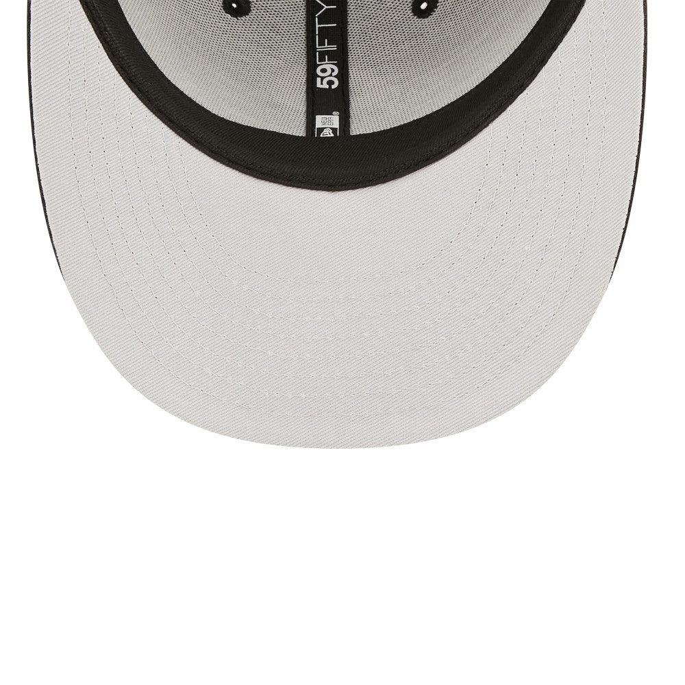Milwaukee Brewers New Era Black & White Low Profile 59FIFTY Fitted Hat Clearance