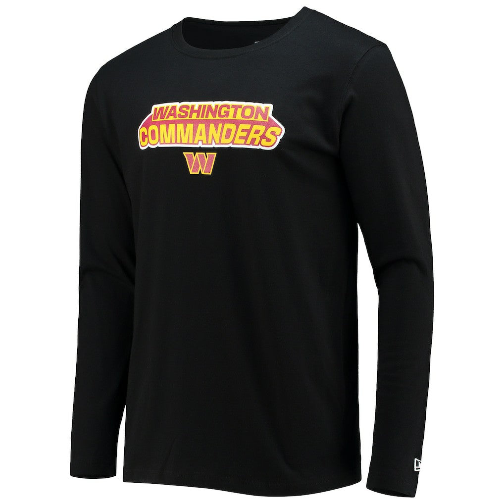 Washington Commanders New Era Long Sleeve T-Shirt Black - NFL