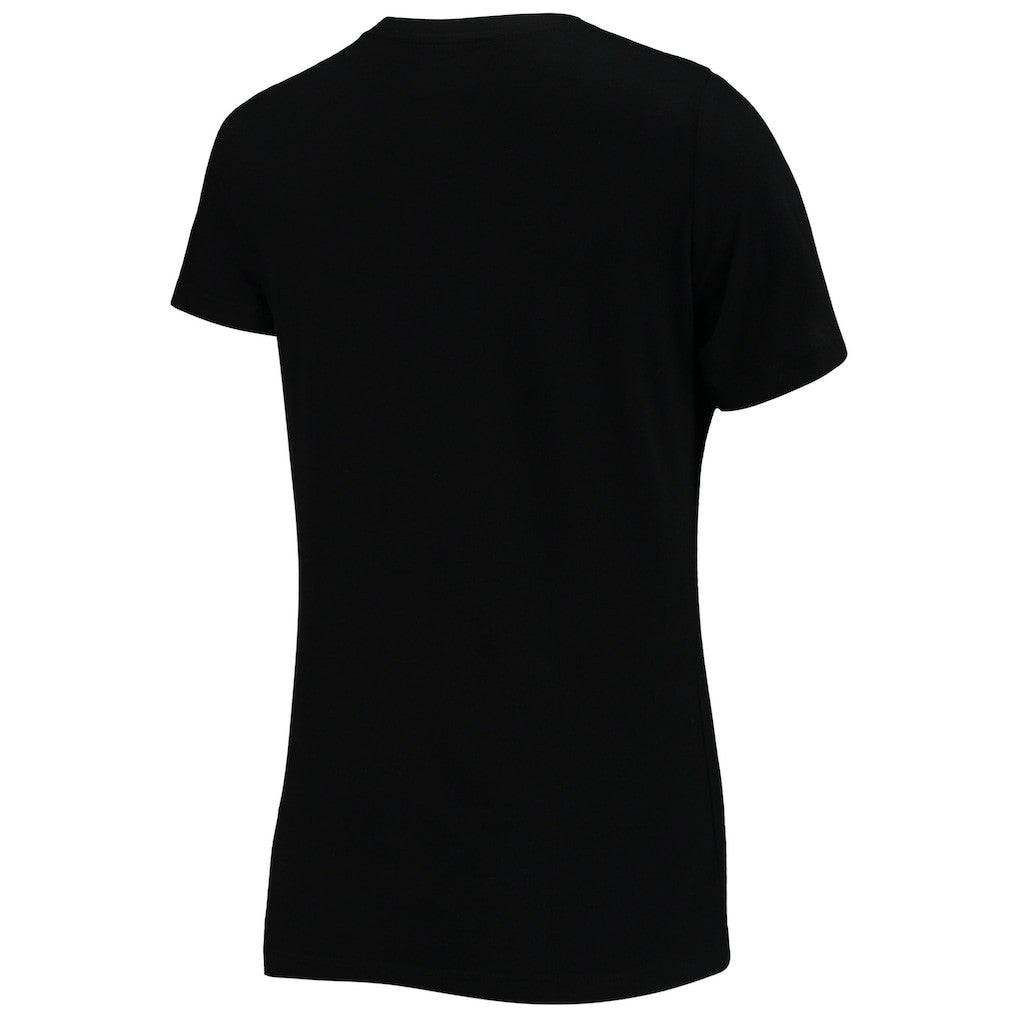 Washington Commanders New Era Women's V-Neck T-Shirt Black - NFL