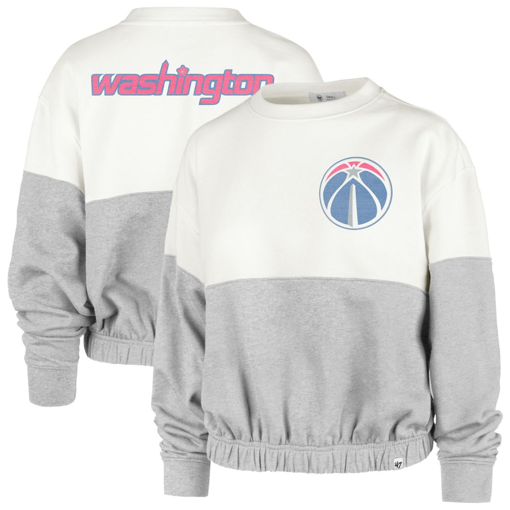 47 brand - Washington Wizards '47 Women's City Edition Take Two Bonita Sweatshirt - Cream