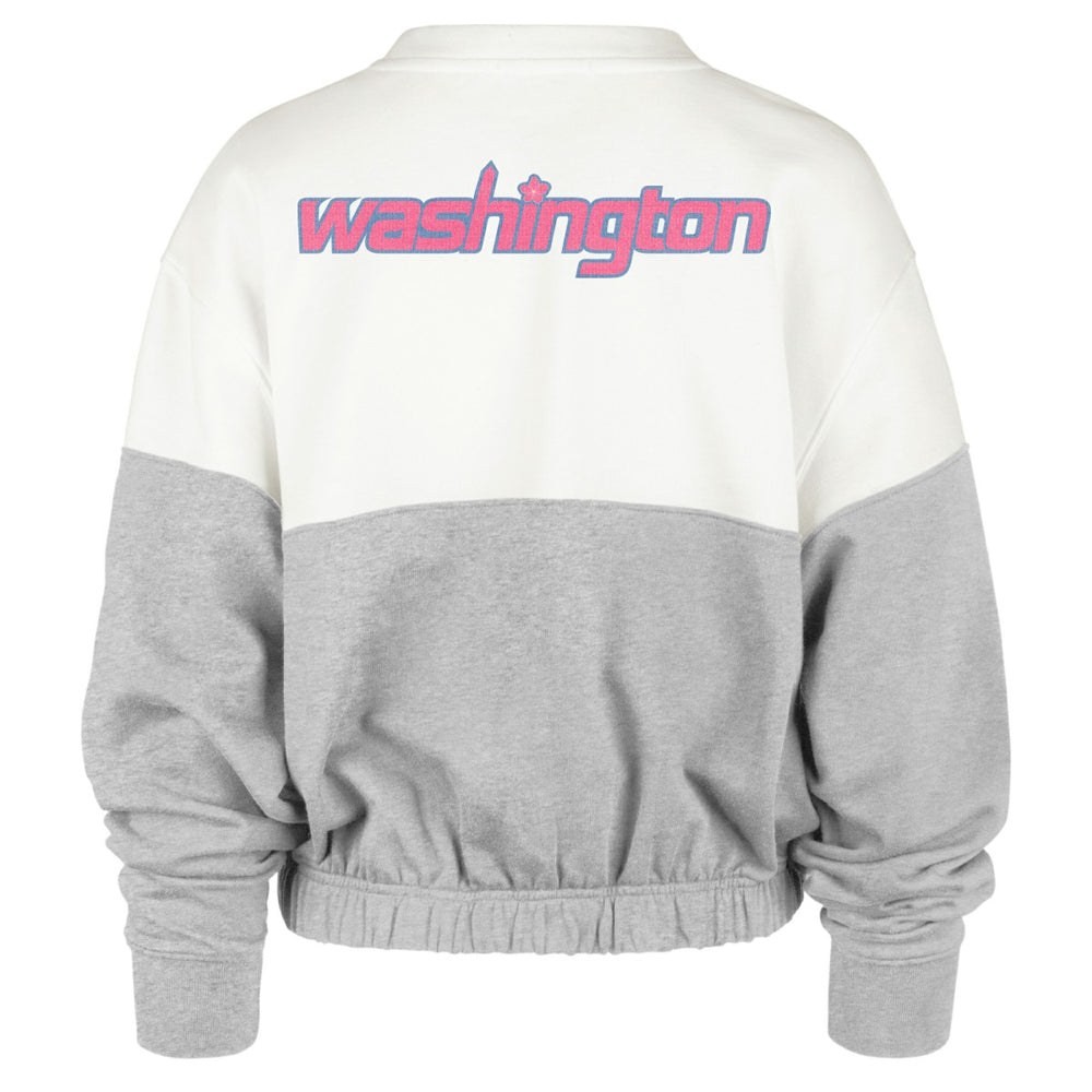 47 brand - Washington Wizards '47 Women's City Edition Take Two Bonita Sweatshirt - Cream