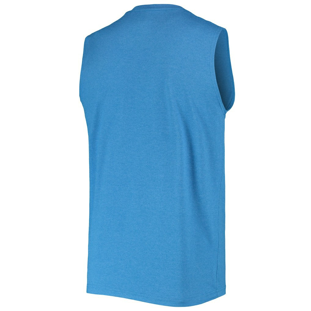 Los Angeles Rams New Era Brushed Sleeveless Tank Top Royal - NFL