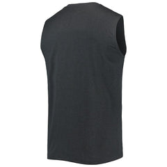 Pittsburgh Steelers New Era Brushed Sleeveless Tank Top Black - NFL