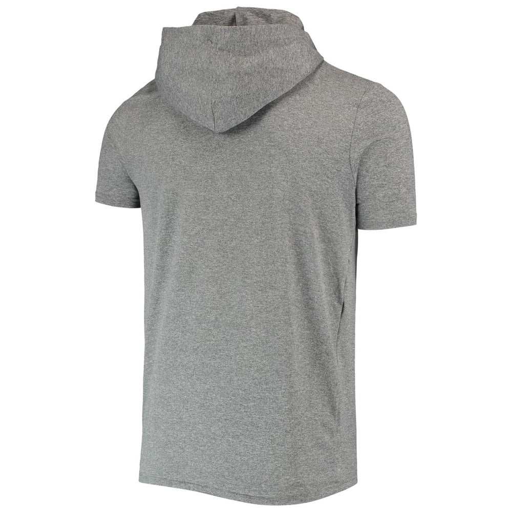 Seattle Seahawks New Era Team Brushed Hoodie T-Shirt Heathered Gray - NFL