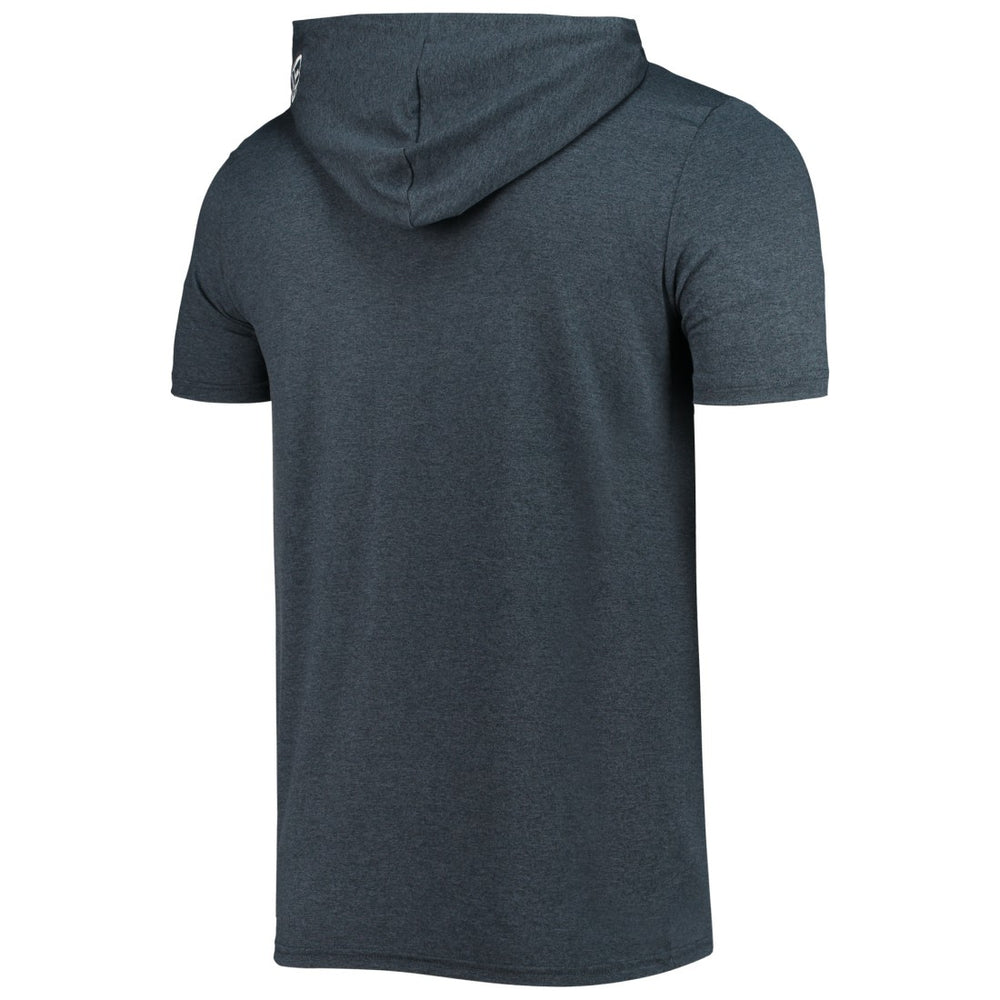 Tennessee Titans New Era Team Brushed Hoodie T-Shirt Heathered Navy - NFL