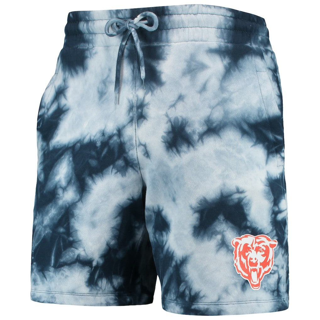 Chicago Bears New Era Tie-Dye Shorts Navy - NFL