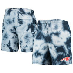New England Patriots New Era Tie-Dye Shorts Navy - NFL