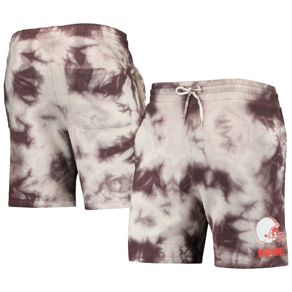 Cleveland Browns New Era Tie-Dye Shorts Brown - NFL