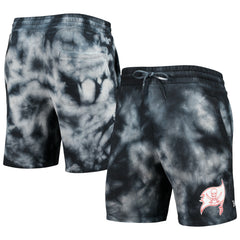 Tampa Bay Buccaneers New Era Tie-Dye Shorts Black - NFL