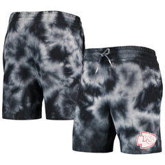 Kansas City Chiefs New Era Tie-Dye Shorts Black - NFL