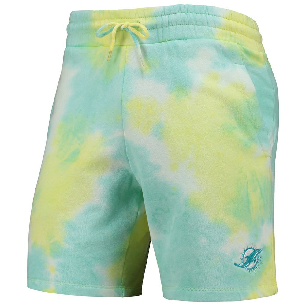Miami Dolphins New Era Tie-Dye Shorts White - NFL