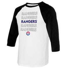 Texas Rangers Tiny Turnip Women's Stacked 3/4-Sleeve Raglan T-Shirt Near Me