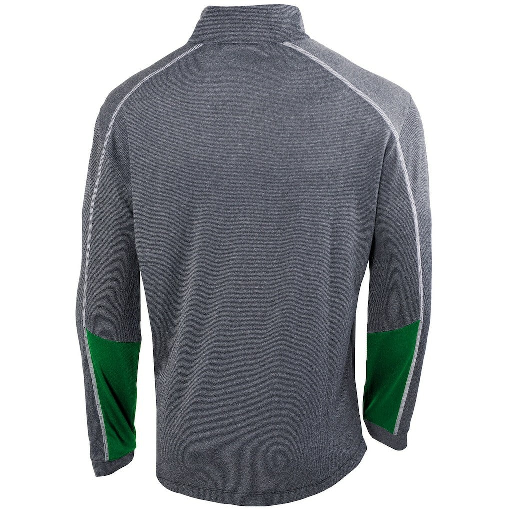 Columbia - Boston Celtics Omni-Wick Shotgun 2.0 Quarter-Zip Pullover Top - Heathered Gray/Green