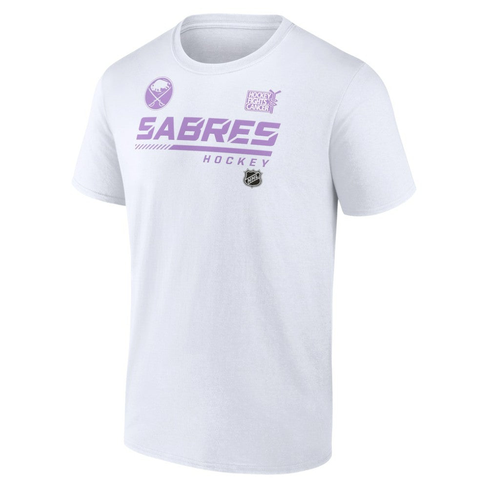 Buffalo Sabres - NHL Hockey Fights Cancer T-Shirt White