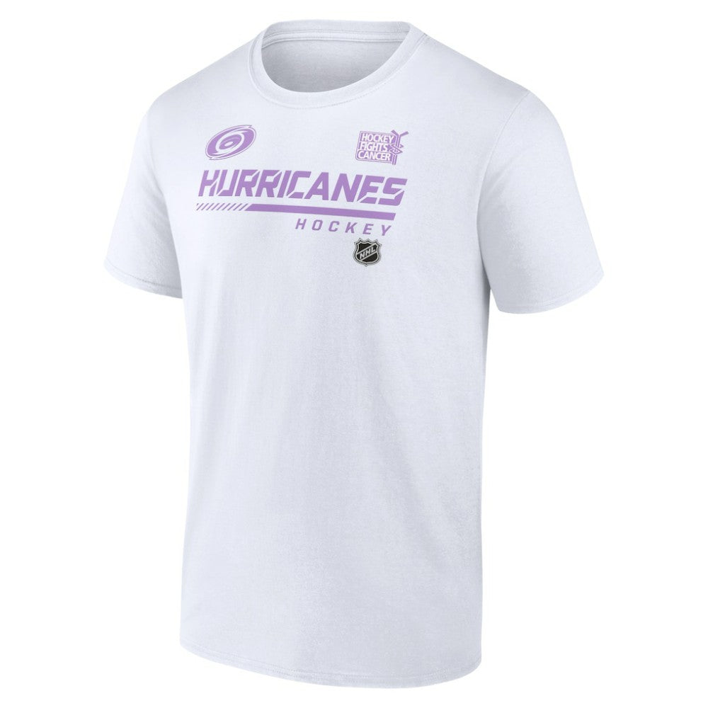 Carolina Hurricanes - NHL Hockey Fights Cancer T-Shirt White