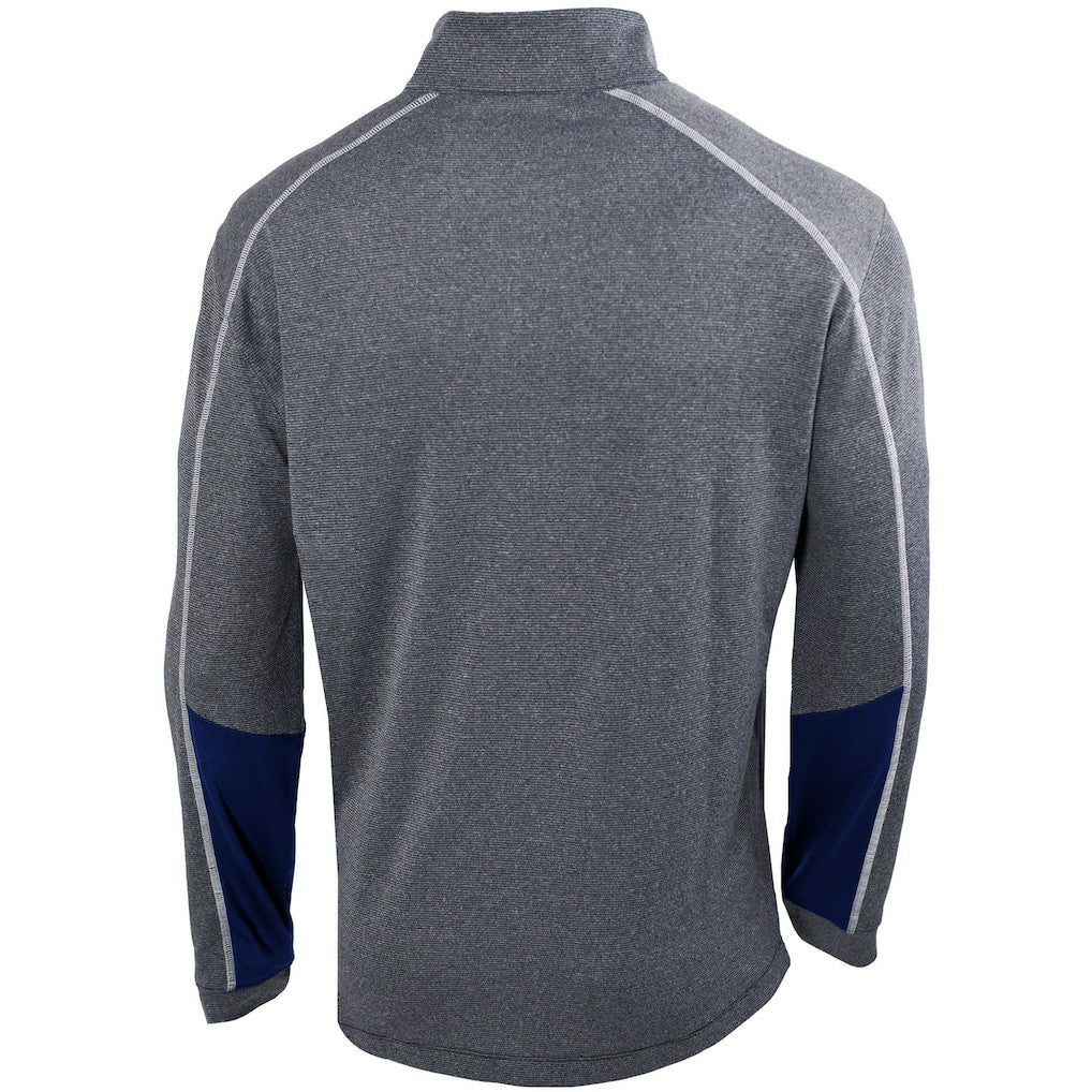 Columbia - Denver Nuggets Omni-Wick Shotgun 2.0 Quarter-Zip Pullover Top - Heathered Gray/Navy