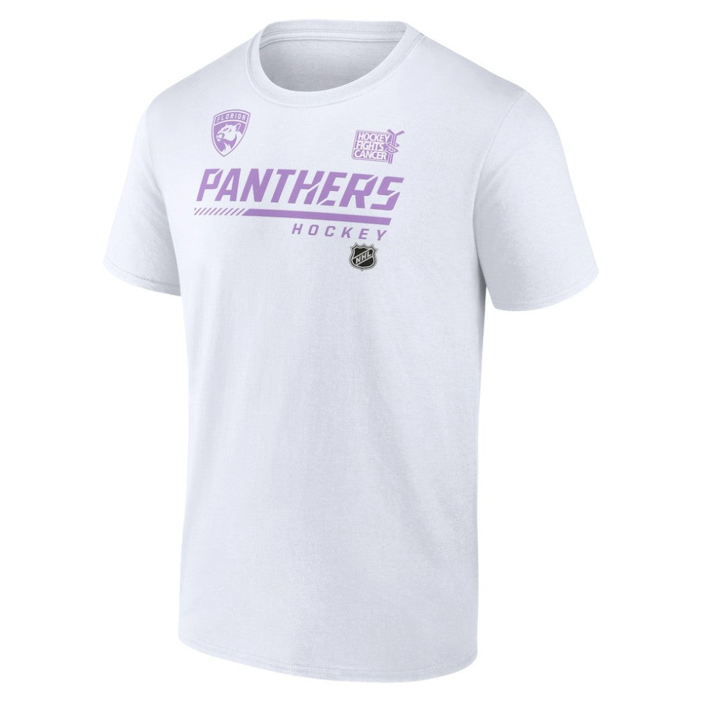 Florida Panthers - NHL Hockey Fights Cancer T-Shirt White