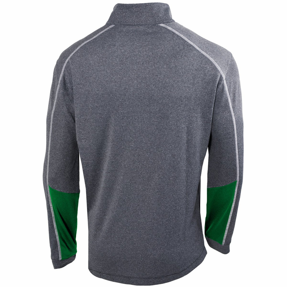 Columbia - Milwaukee Bucks Omni-Wick Shotgun 2.0 Quarter-Zip Pullover Top - Heathered Gray/Green