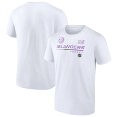 New York Islanders - NHL Hockey Fights Cancer T-Shirt White