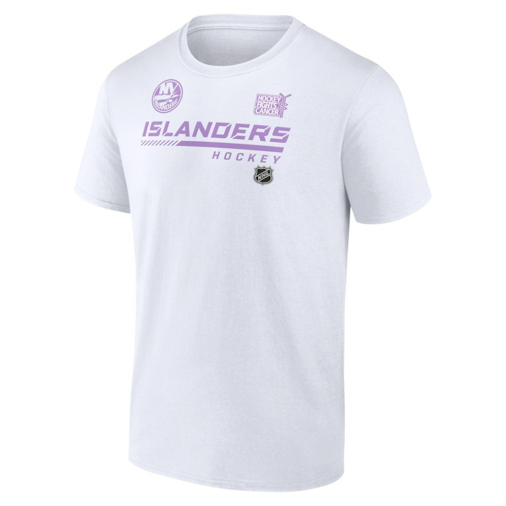 New York Islanders - NHL Hockey Fights Cancer T-Shirt White
