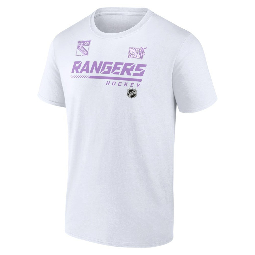 New York Rangers NHL Hockey Fights Cancer T-Shirt White