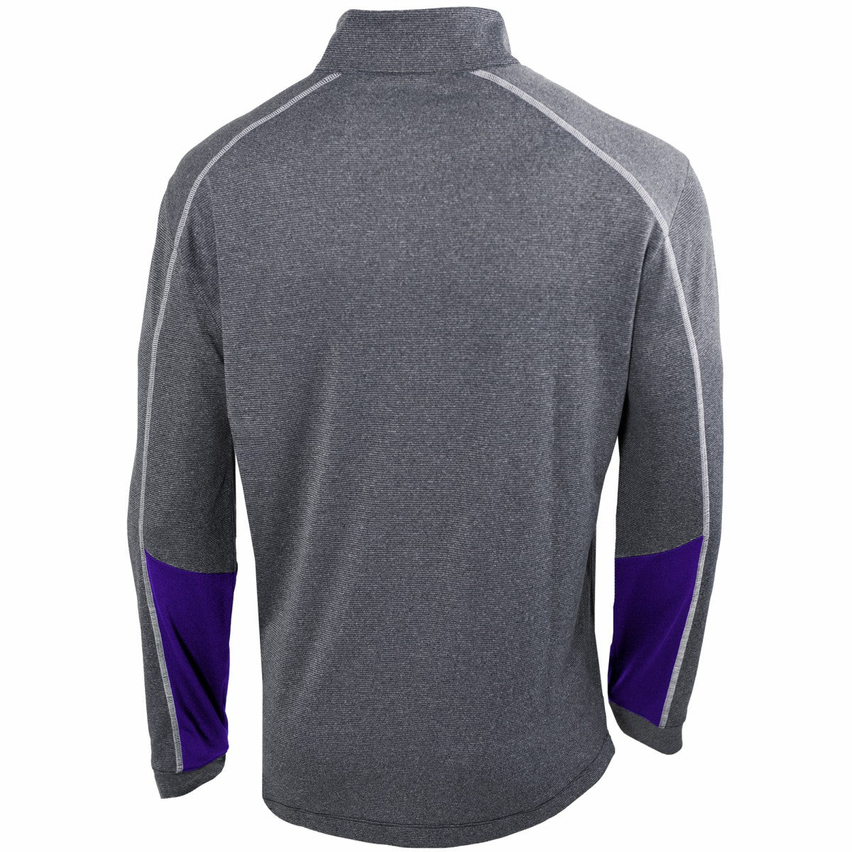 Columbia - Phoenix Suns Omni-Wick Shotgun 2.0 Quarter-Zip Pullover Top - Heathered Gray/Purple