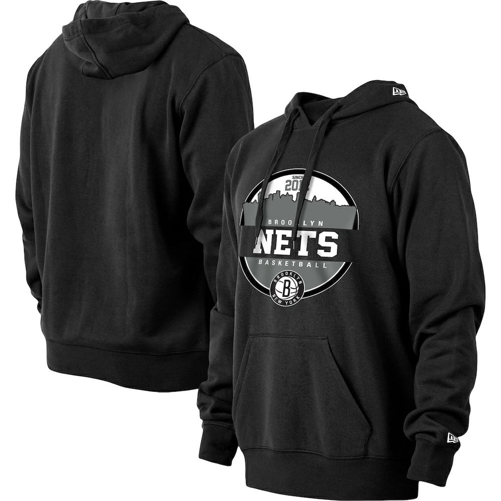 New Era - Brooklyn Nets Localized Pullover Hoodie - Black