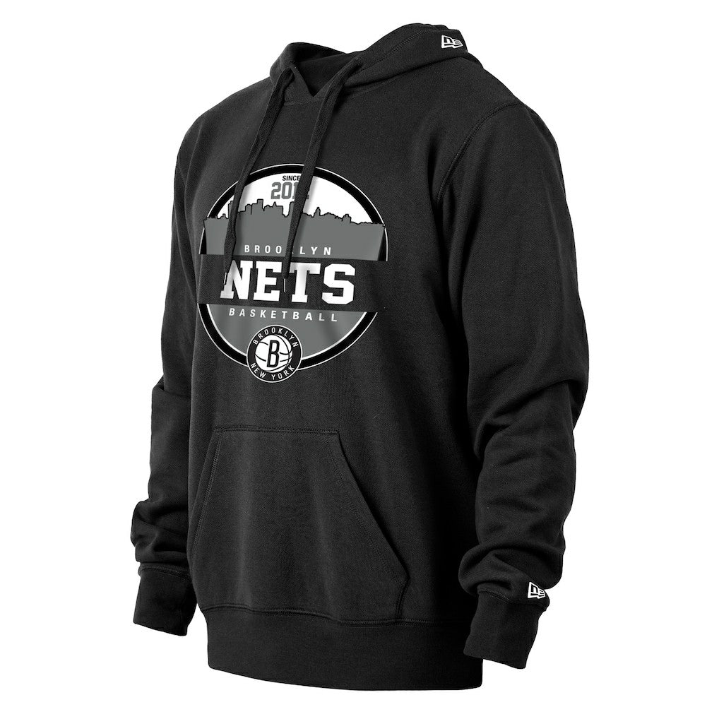 New Era - Brooklyn Nets Localized Pullover Hoodie - Black