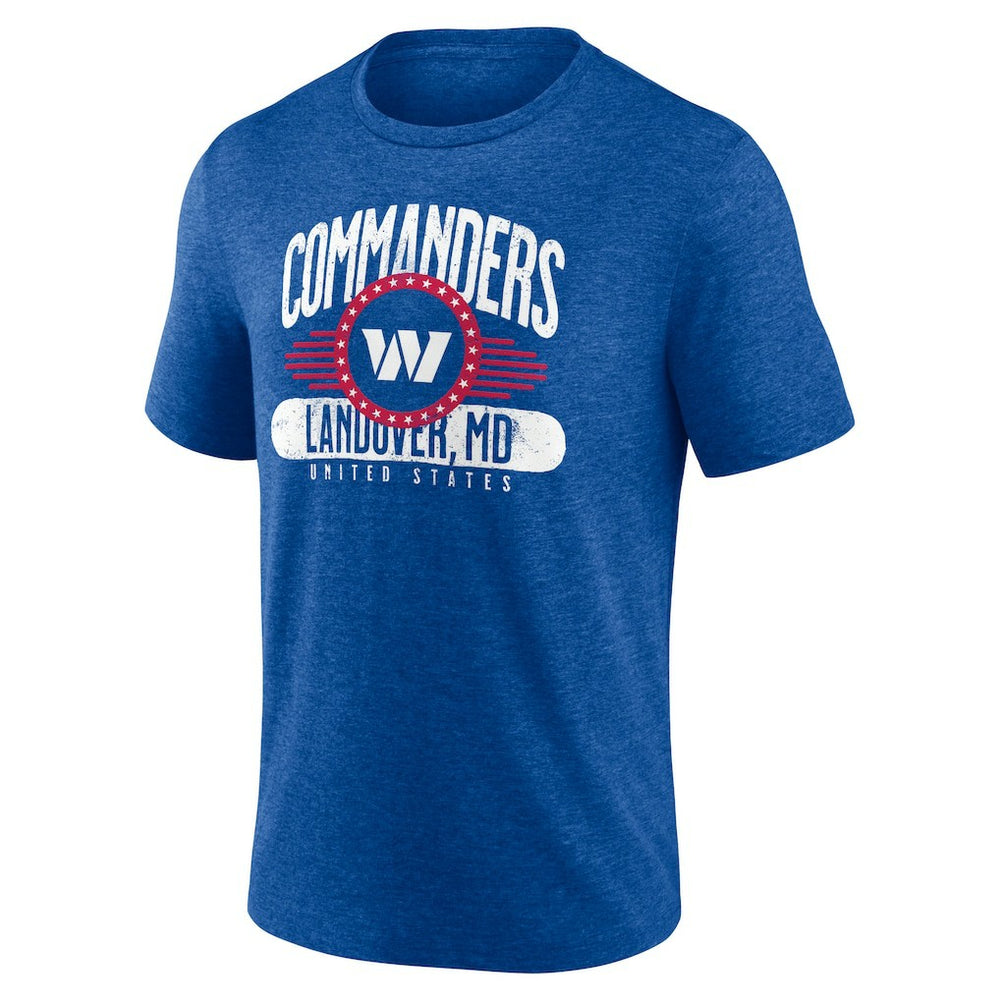 Washington Commanders Badge of Honor Tri-Blend T-Shirt Royal - NFL