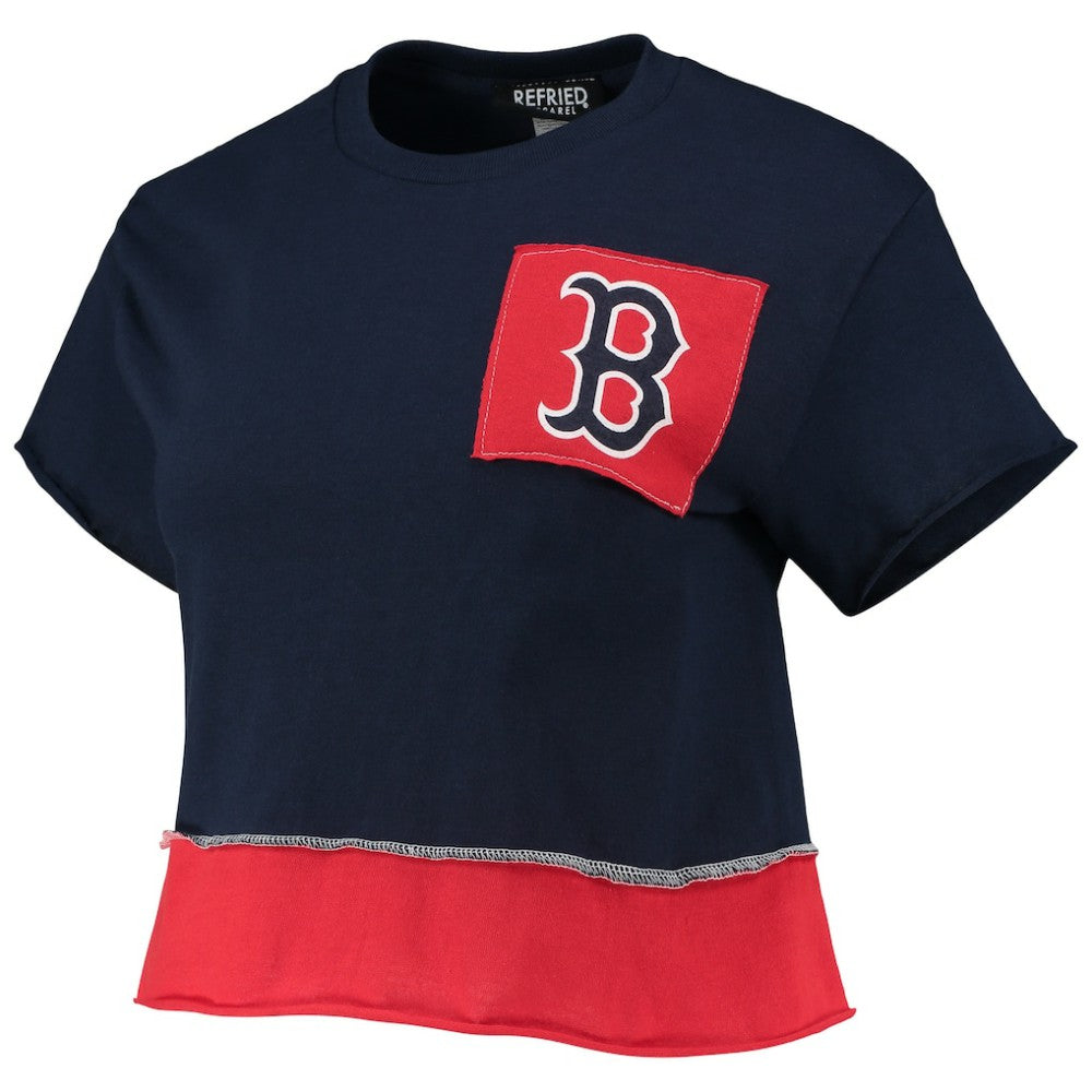 Boston Red Sox Refried Apparel Women's Cropped T-Shirt for sale