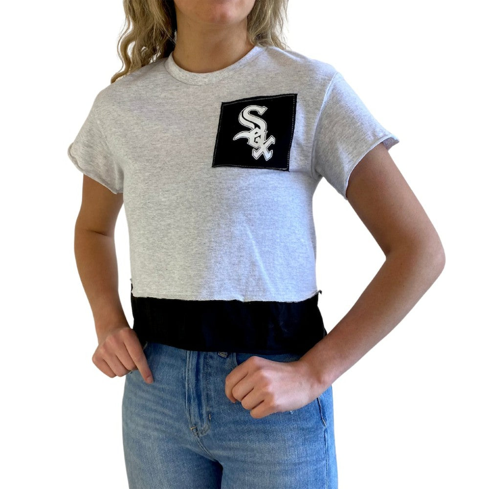 Chicago White Sox Refried Apparel Women's Cropped T-Shirt Online