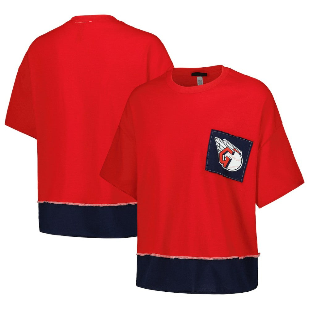 Cleveland Guardians Refried Apparel Women's Cropped T-Shirt Near Me