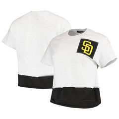 San Diego Padres Refried Apparel Women's Cropped T-Shirt Online