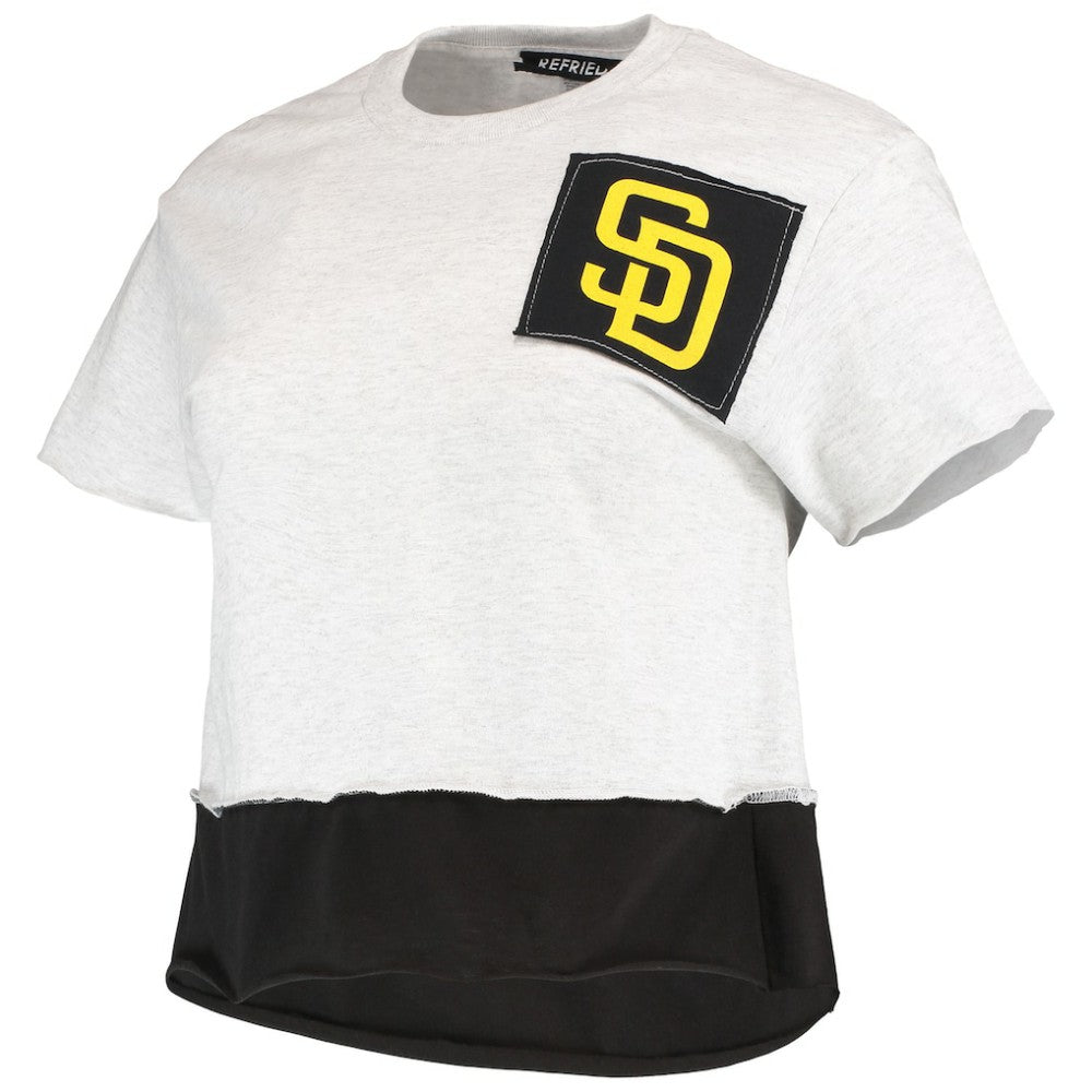 San Diego Padres Refried Apparel Women's Cropped T-Shirt Online