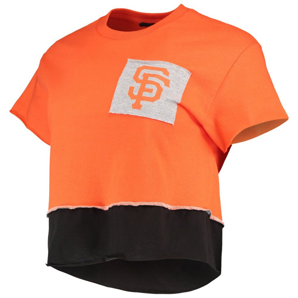 San Francisco Giants Refried Apparel Women's Cropped T-Shirt Lifestyle