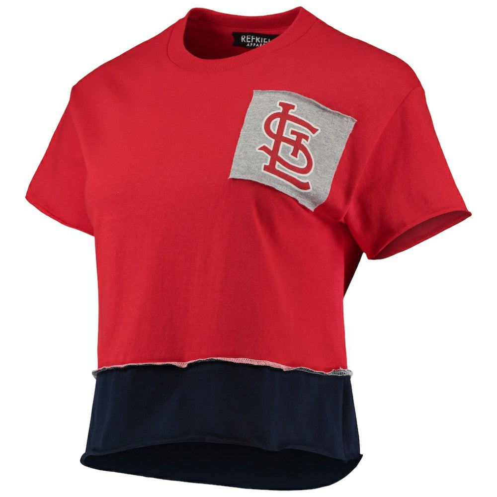 St. Louis Cardinals Refried Apparel Women's Cropped T-Shirt discount