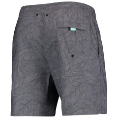 Las Vegas Raiders Naples Layered Leaves Swim Trunks Black - Tommy Bahama