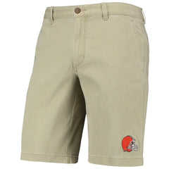Cleveland Browns Boracay Tri-Blend Shorts Khaki - Tommy Bahama