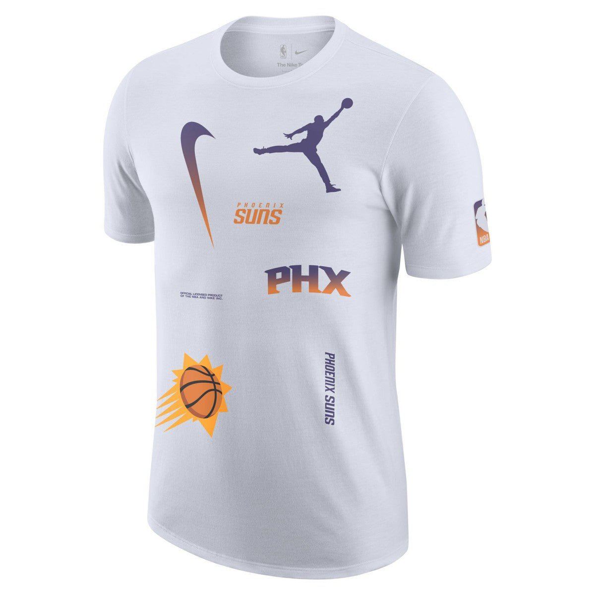NBA - Phoenix Suns Jordan Brand Courtside Statement Edition Max90 T-Shirt - White